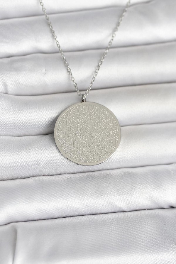 316L Celik Ayetel Kürsi ve Allah Yazili Kolye
MMBKO11055